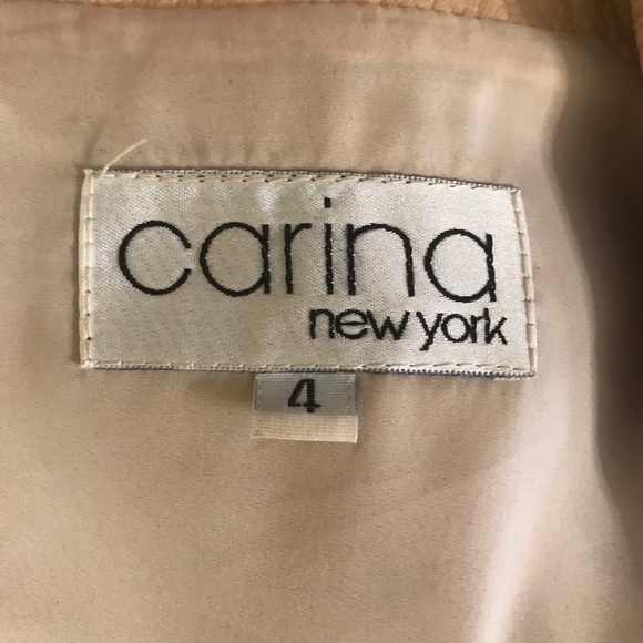 Carina New York cream leather jacket - Picture 6 of 15